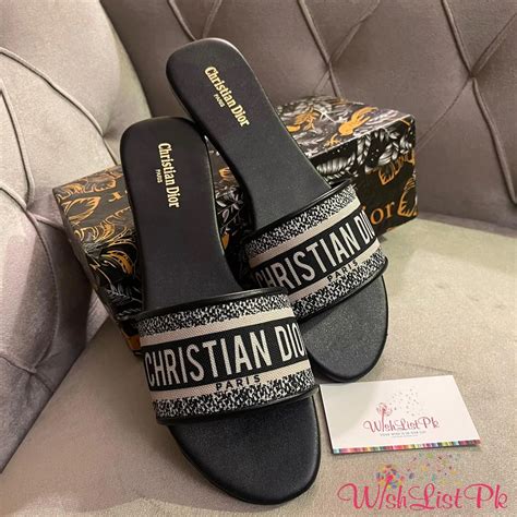 dior slippers female|christian Dior slippers authentic.